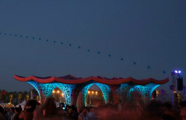 Coachella Festival Pavilion by Ball-Nogues Studio