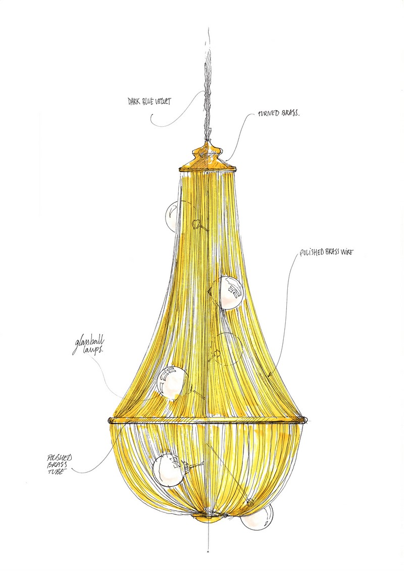 Turn on the lights for L'Chandelier- Boca do Lobo Exclusive Furniture