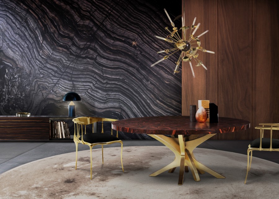 dining chair, solid brass, modern dining chair, statement piece, avant-garde, craftsmanship, metalwork, dining room