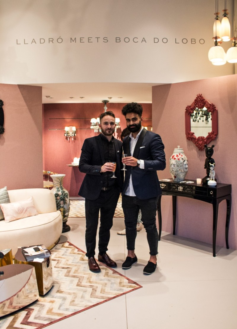 Lladró Showroom's Opening With Boca do Lobo Fine Art Pieces