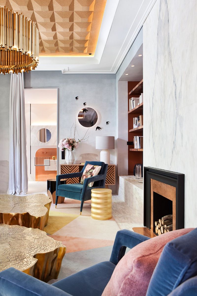 Sunny Inspirations - Honey Yellow Interior Design Trends pantone colour of the year Design Ideas Featuring 2021&#8217;s Pantone Colour Of The Year, Ultimate Gray and Illuminating Sunny Inspirations Honey Yellow and Round Shaped Trends 5