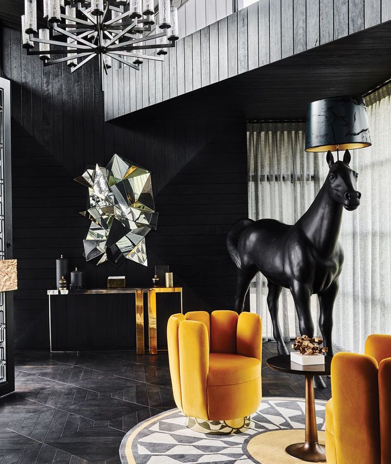 Sunny Inspirations - Honey Yellow Interior Design Trends pantone colour of the year Design Ideas Featuring 2021&#8217;s Pantone Colour Of The Year, Ultimate Gray and Illuminating Sunny Inspirations Honey Yellow and Round Shaped Trends 7