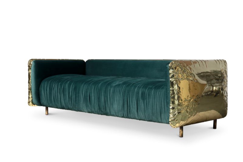 The Imperfectio Green - A Modern Sofa With An Imperfect Aesthetic