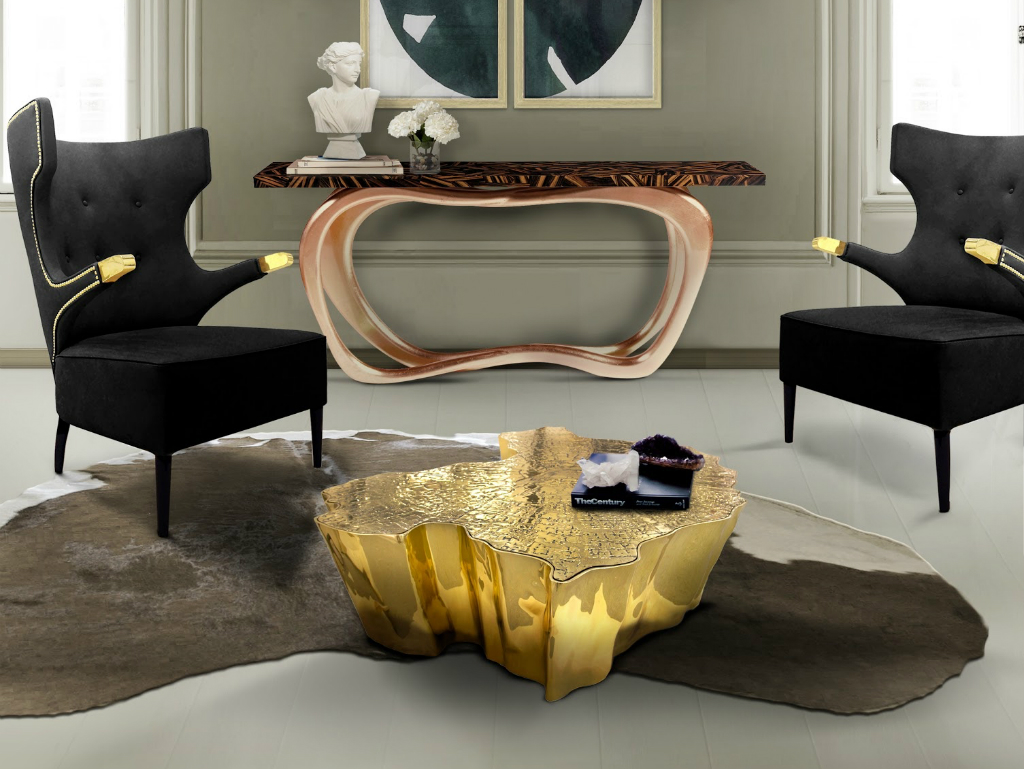 The Best Contemporary Console Tables, Modern Living Room Console Table Decor