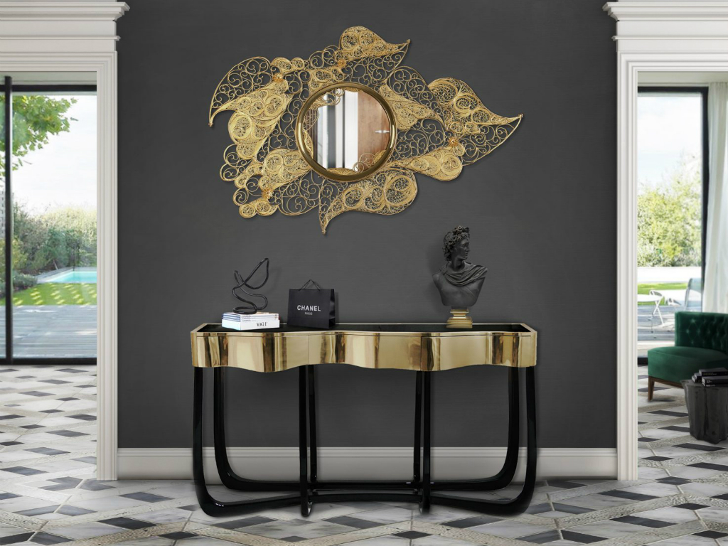 wall mirror designs for living room