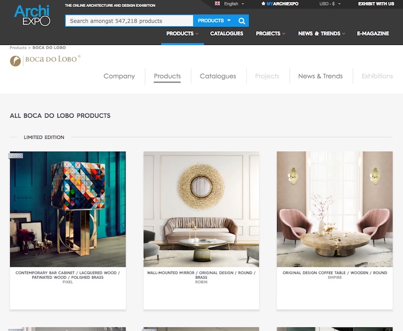 ArchiExpo - Best Online Furniture Shops