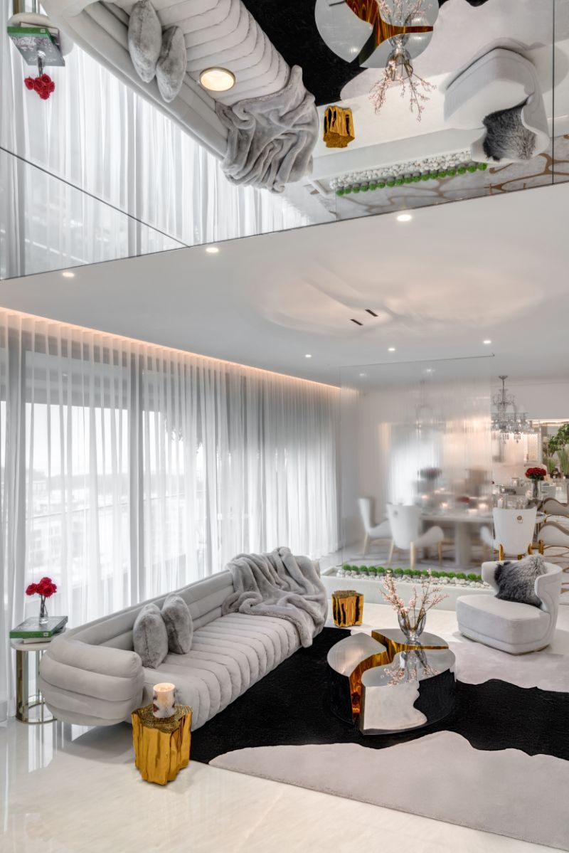 A Sense Of Glam And Sophistication Inside This Luxury Residence