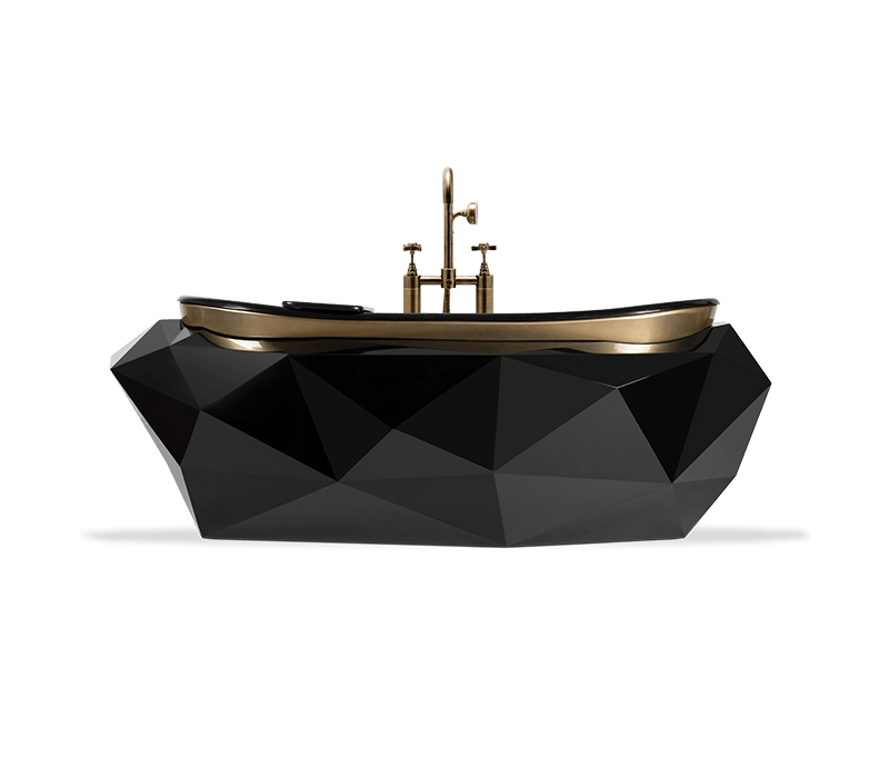 How to Get a Luxurious American Home? Bathroom Ideas diamond bathtub 01 boca do lobo