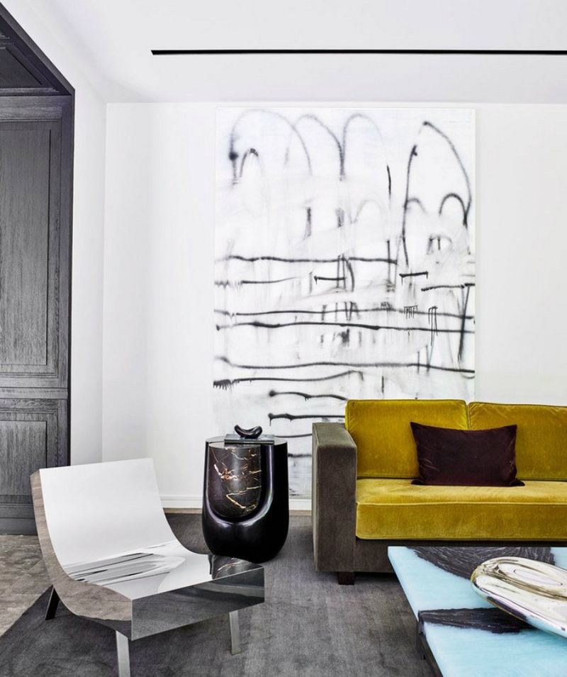 Paris Home with a Flair of Art by Charles Zana